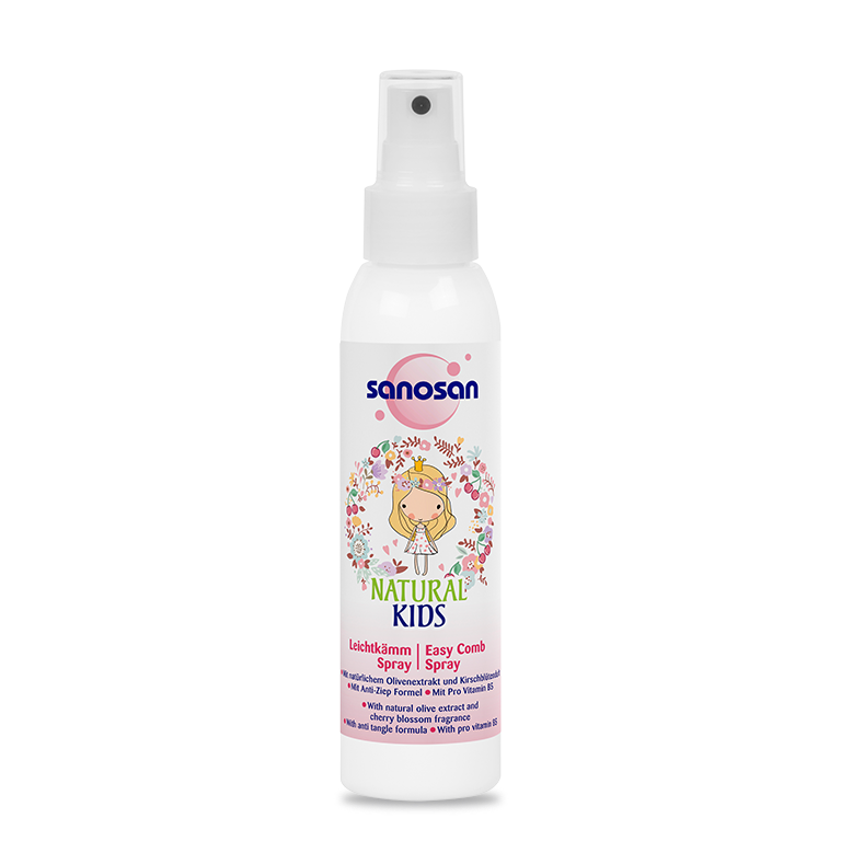 Sữa dưỡng ẩm chải tóc chiết xuất Olive hương Cherry Sanosan 125ml
