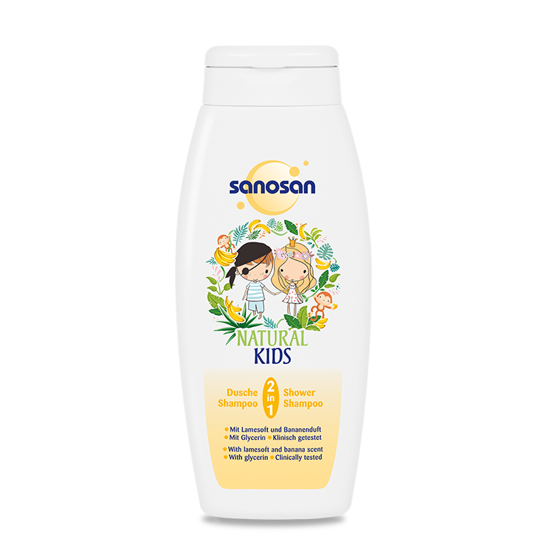 Sữa tắm gội dưỡng ẩm hương Chuối Sanosan 250ml