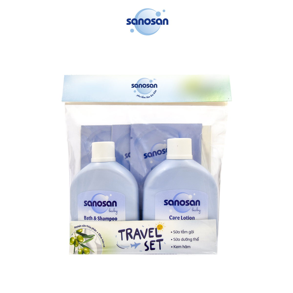 Bộ Kit du lịch chăm sóc da bé Sanosan
