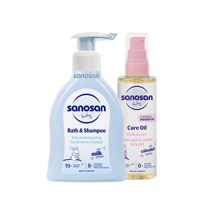 Combo Sanosan Baby Care Nuôi dưỡng sạch khỏe