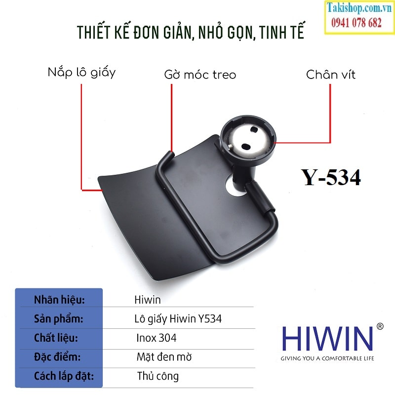 Cung cấp lô giấy vệ sinh màu đen cao cấp Hiwin Y-534