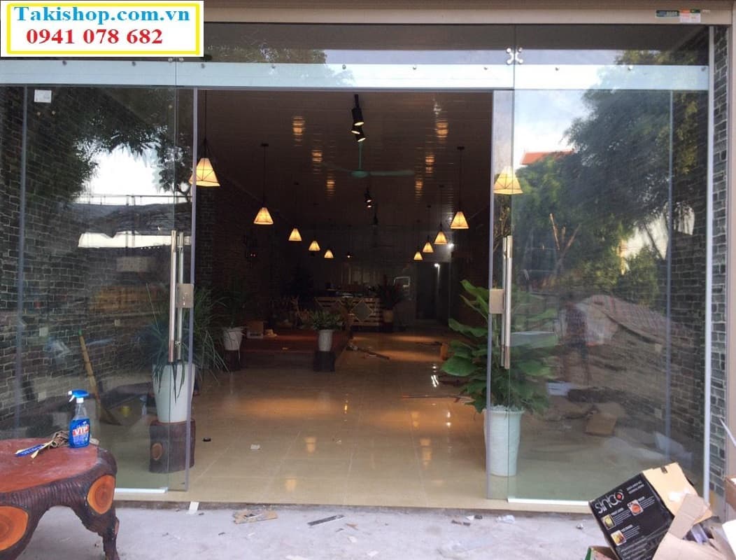 Cung cấp lắp đặt cửa lùa bằng kính cường lực