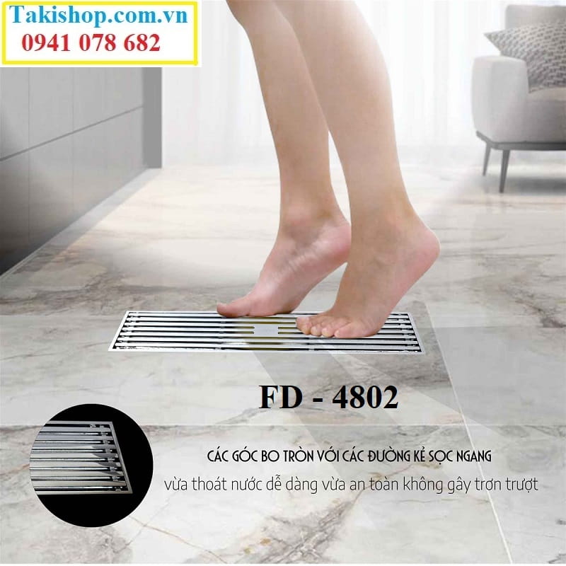 Cung cấp thoát sàn dài ngăn mùi ngăn côn trùng cao cấp Hiwin FD 4802 rẻ đẹp