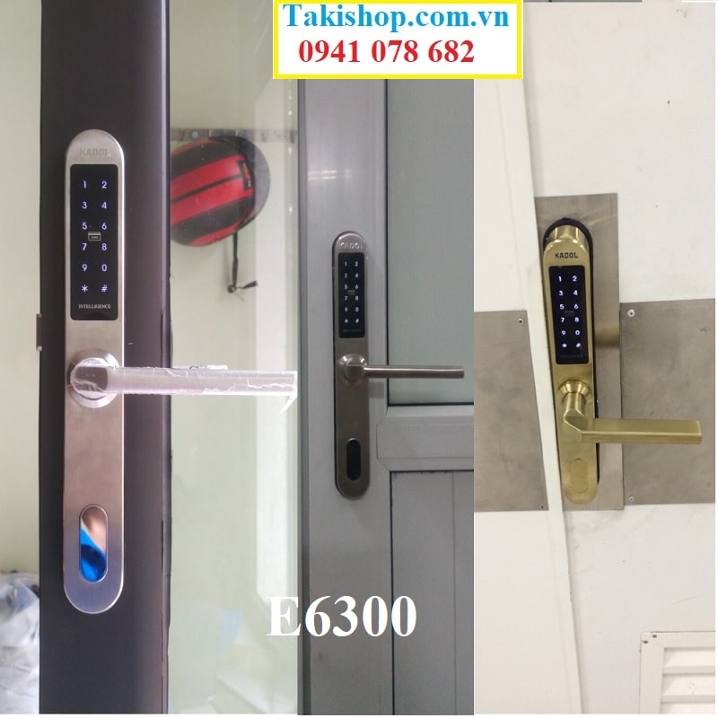 Khóa thẻ từ, mật mã Kadol E6300 lắp cho mọi loại cửa