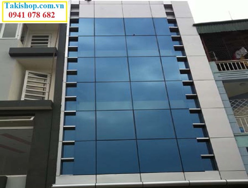Thi công vách kính phản quang, kính cản nhiệt cho tòa nhà chung cư