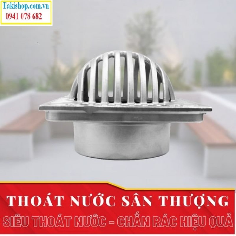 thoát sàn cầu chắn rác, lá cây inox 304 đúc sevendays
