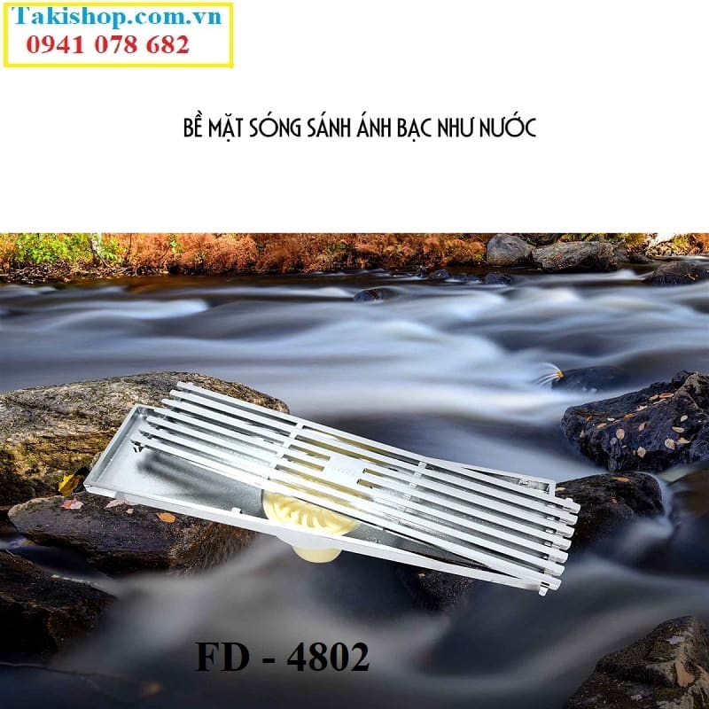 Thoát sàn dài cao cấp ngăn mùi Hiwin FD 4802