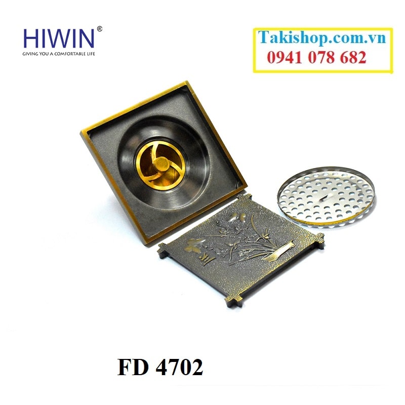 Thoát sàn ngăn mùi đồng giả cổ FD- 4702