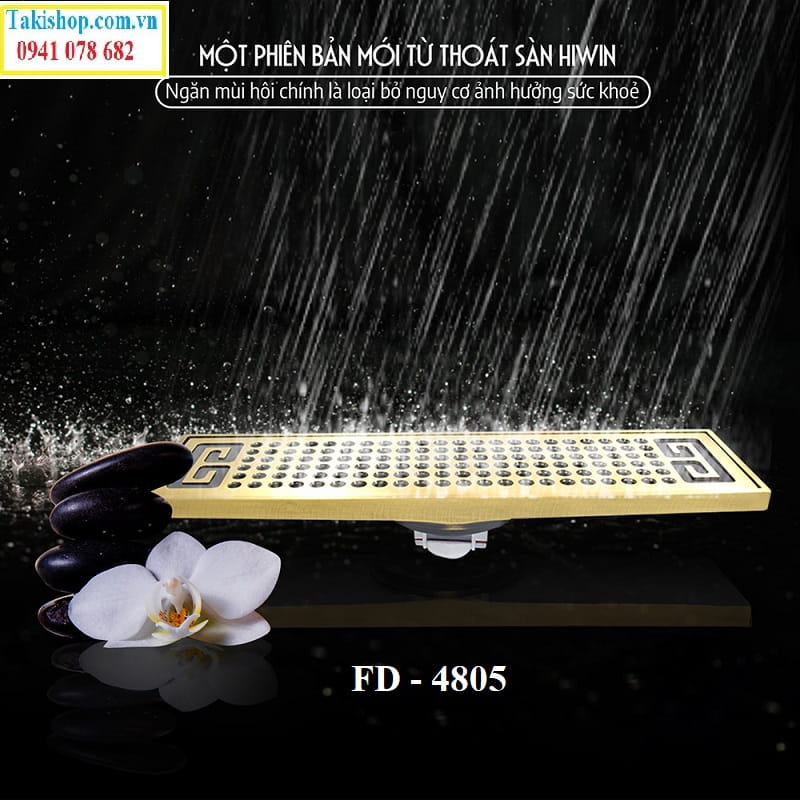 Thoát sàn ngăn mùi cao cấp đẹp Hiwin FD- 4805