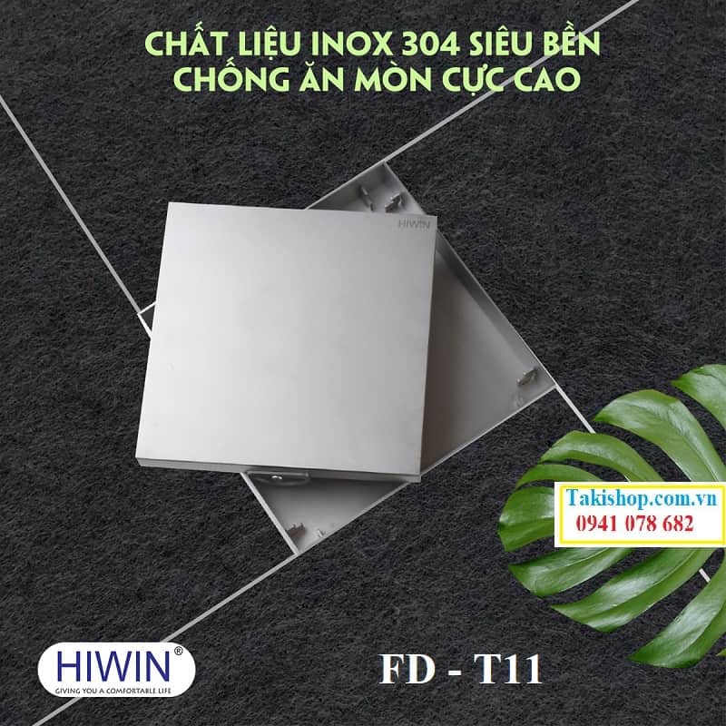 Thoát sàn ngăn mùi ngăn côn trùng cao cấp đẹp Hiwin FD - T11