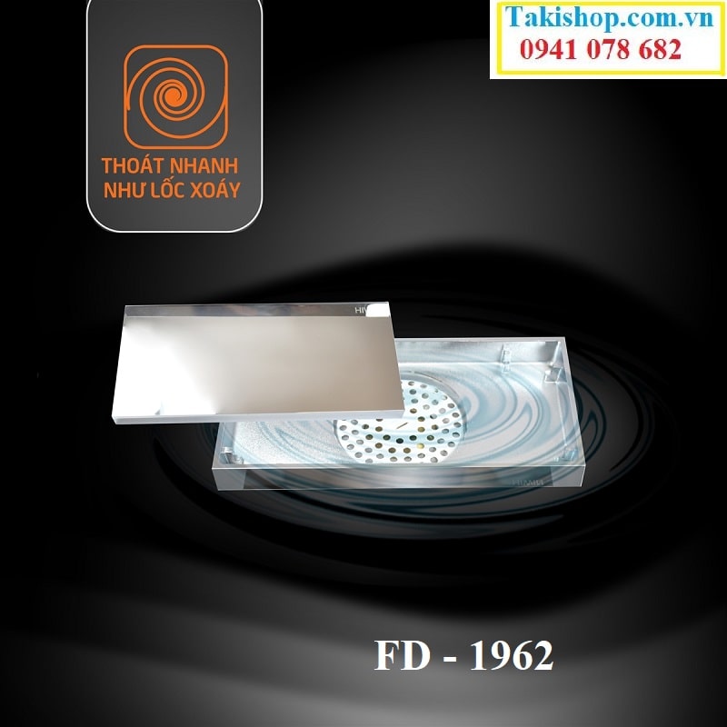 Thoát sàn dài ngăn mùi ngăn côn trùng cao cấp Hiwin FD 1962 rẻ đẹp