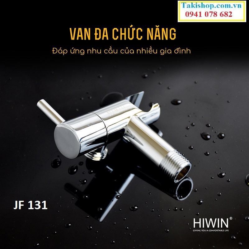 Van góc Hiwin JF 131 phù hợp lắp đặt thiết bị vệ sinh trong gia đình