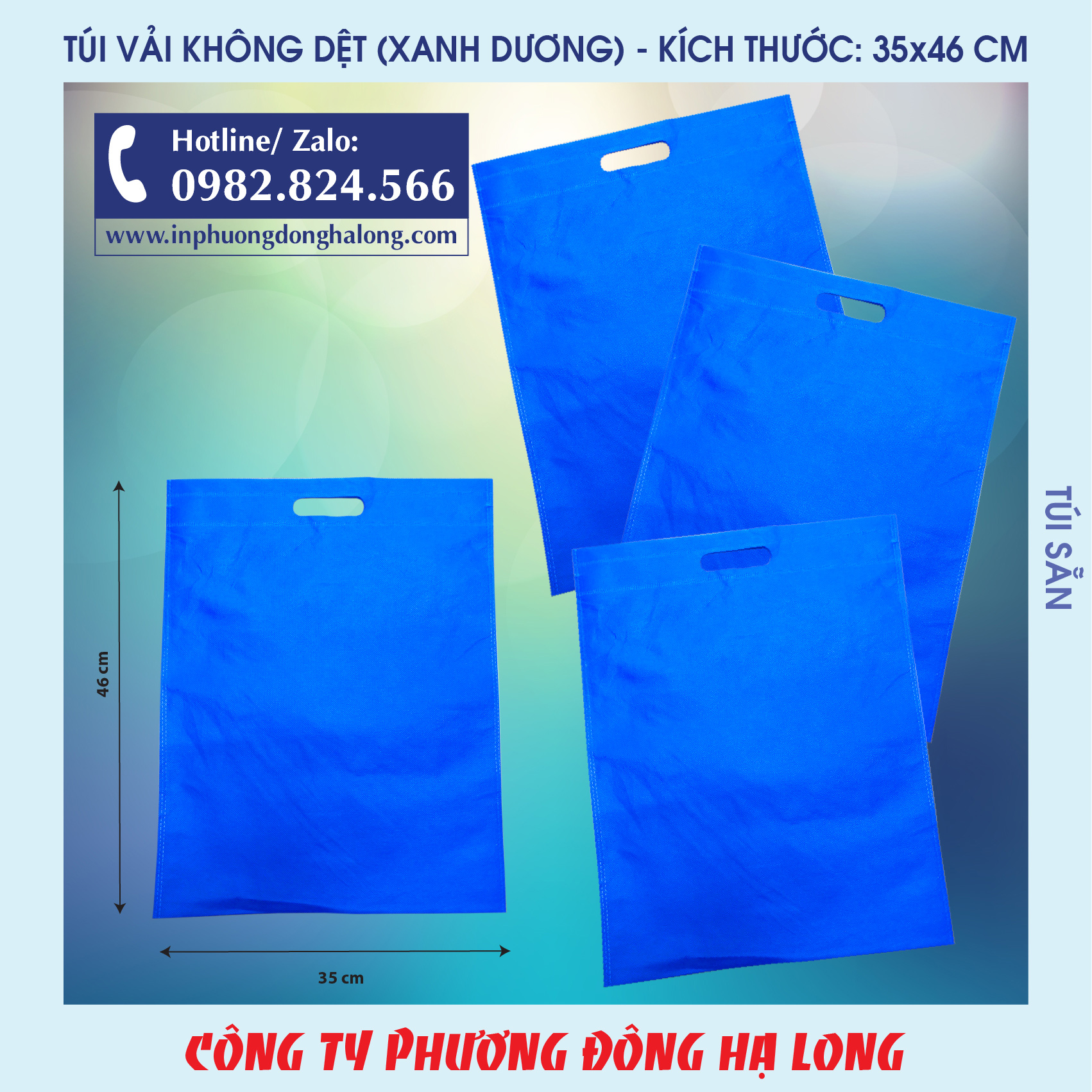 Xưởng May Và In Túi Vải Không Dệt Tại Hạ Long, Quảng Ninh
