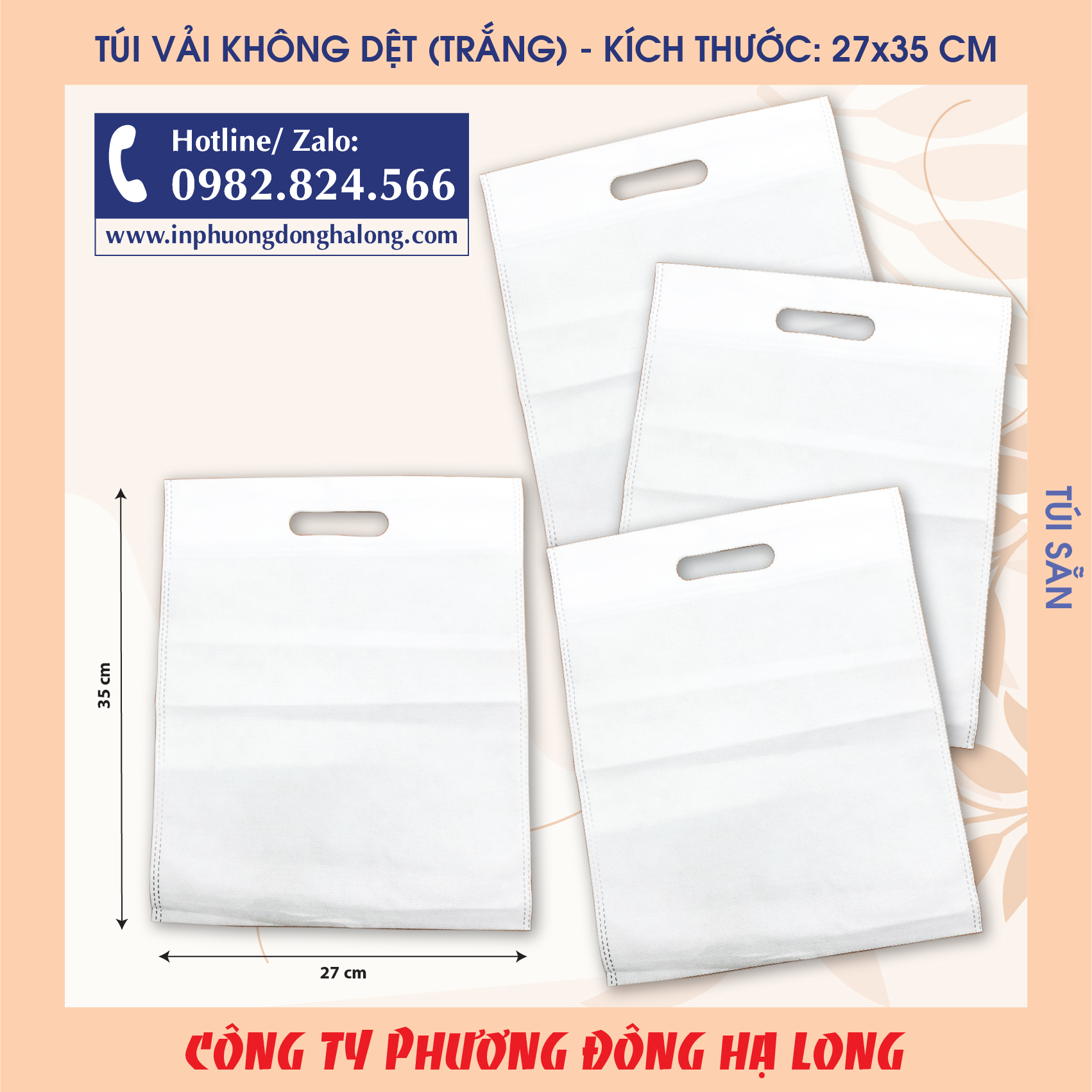 Xưởng May Và In Túi Vải Không Dệt Tại Hạ Long, Quảng Ninh