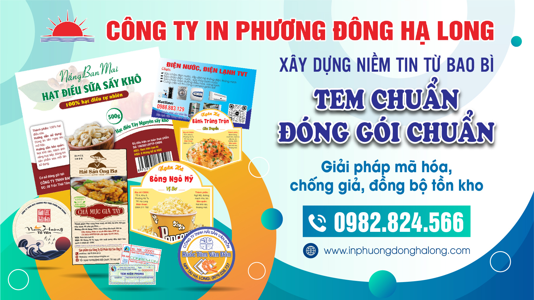 In tem nhãn doanh nghiệp tại Hạ Long, Tem nhãn chống nước bám dính cao, Thiết kế tem theo bộ nhận diện, Tem nhãn mã QR mã vạch, In tem nhãn mỹ phẩm cao cấp