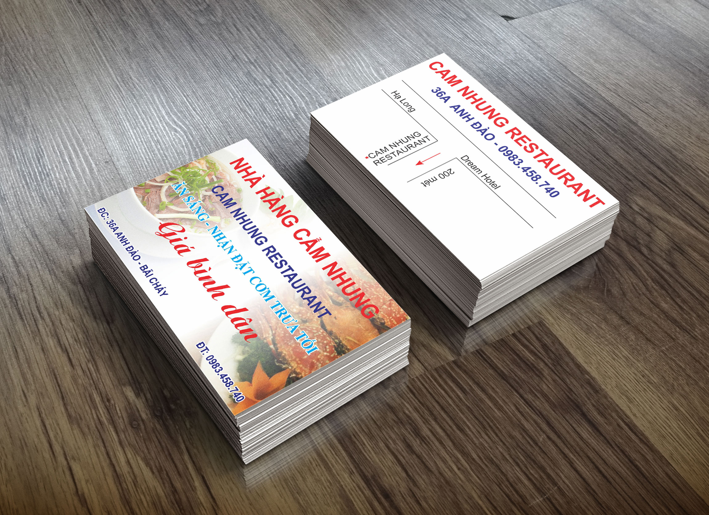 Danh thiếp được in tại Phương Đông Hạ Long với nhiều phong cách: ép kim, cán mờ, card nhựa, phù hợp doanh nhân và doanh nghiệp nhỏ