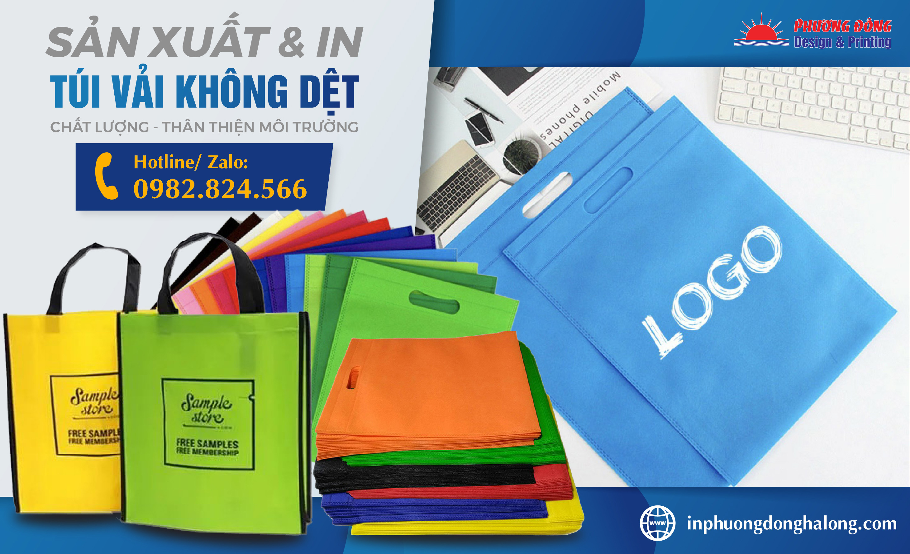 Xưởng May Và In Túi Vải Không Dệt Tại Hạ Long, Quảng Ninh