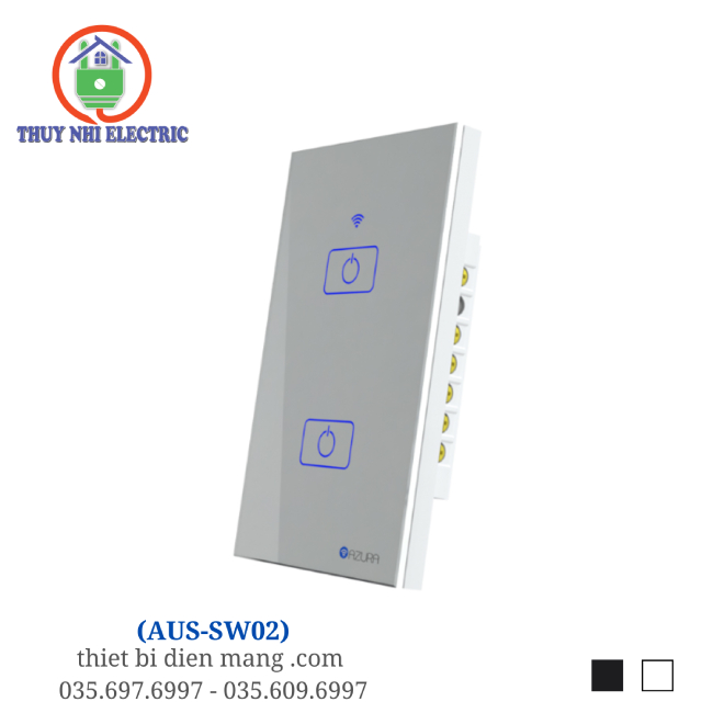 Công Tắc điện điều khiển từ xa AZURA ( 2 kênh)