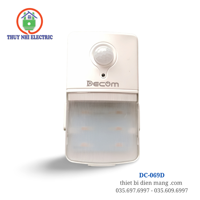 Đèn LED Cảm Ứng DC-069D – Tự Động Bật/Tắt, Tiết Kiệm Năng Lượng