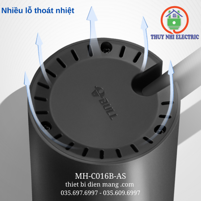 Đèn rọi ray điều chỉnh góc chiếu màu đen MH-C016B-AS