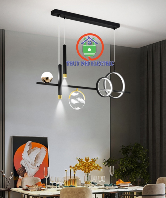 Đèn thả trần trang trí hiện đại VRG-TK9015BK