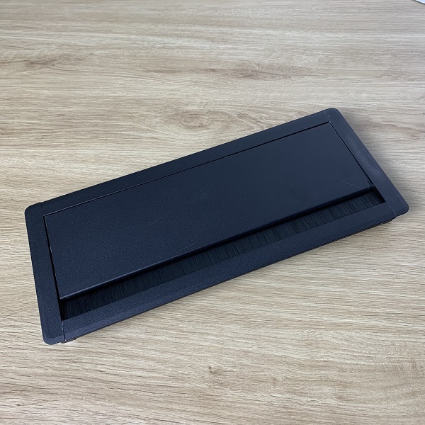 Nắp nhôm âm bàn bản lề xoay TNE01-300X128-Đ