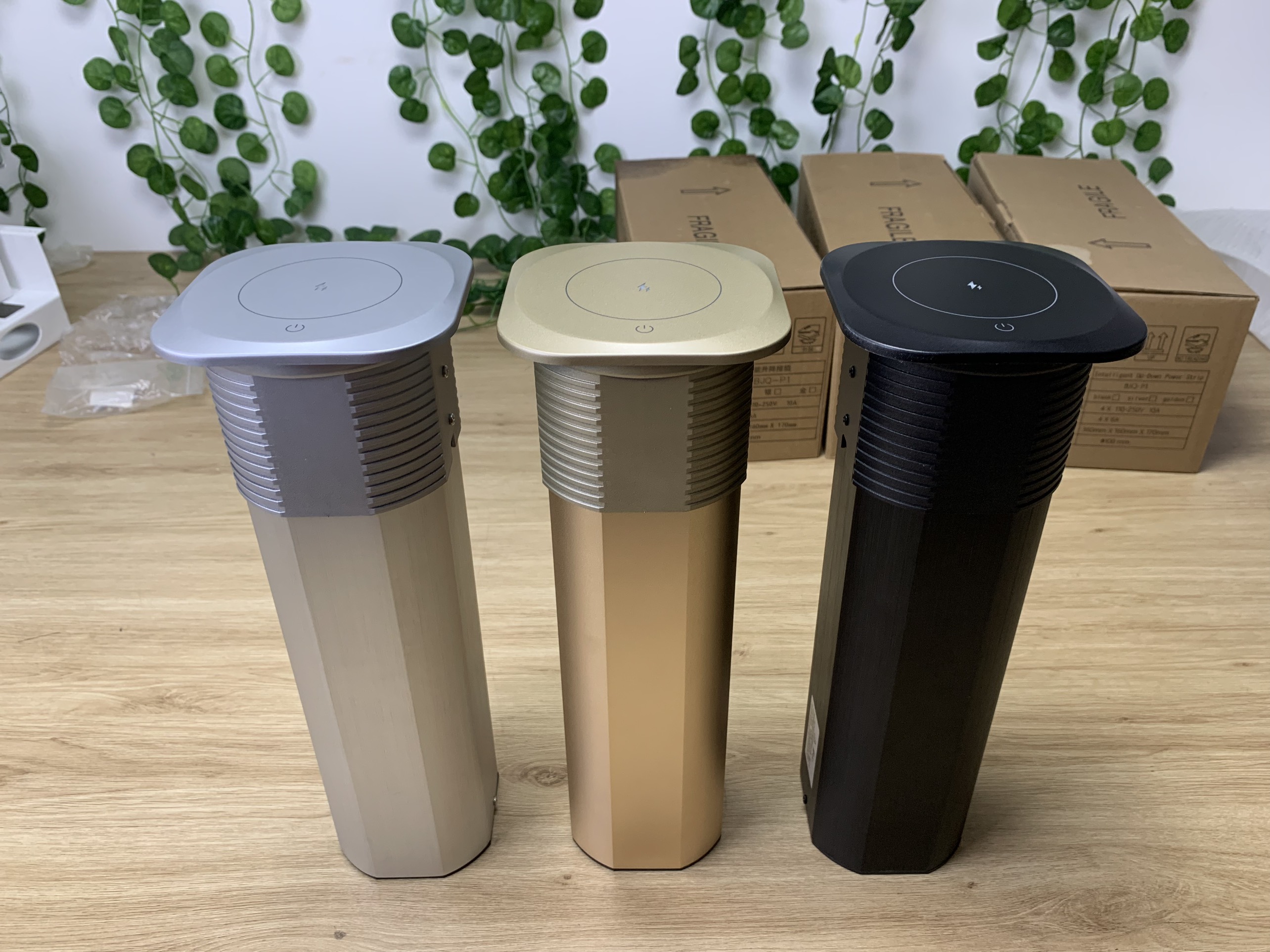 Ổ cắm âm bàn đa năng BJQ-P1 dạng tháp