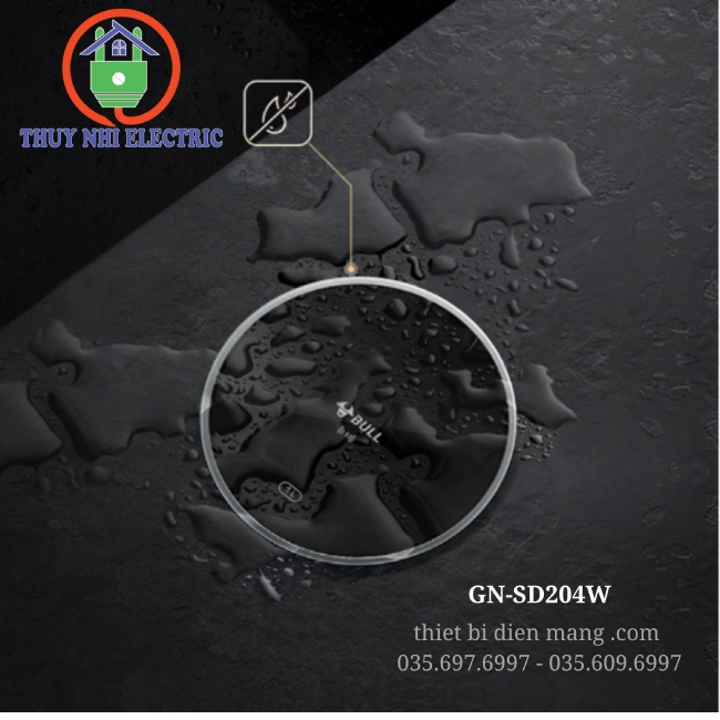 Ổ Cắm Âm Bàn trụ đứng Gongniu GN-SD204W