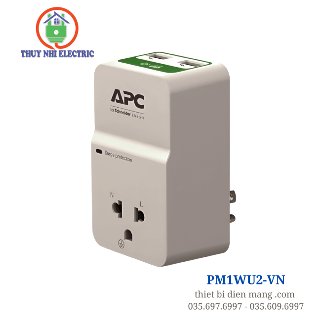 Ổ Cắm Chống Sét Schneider PM1WU2-VN