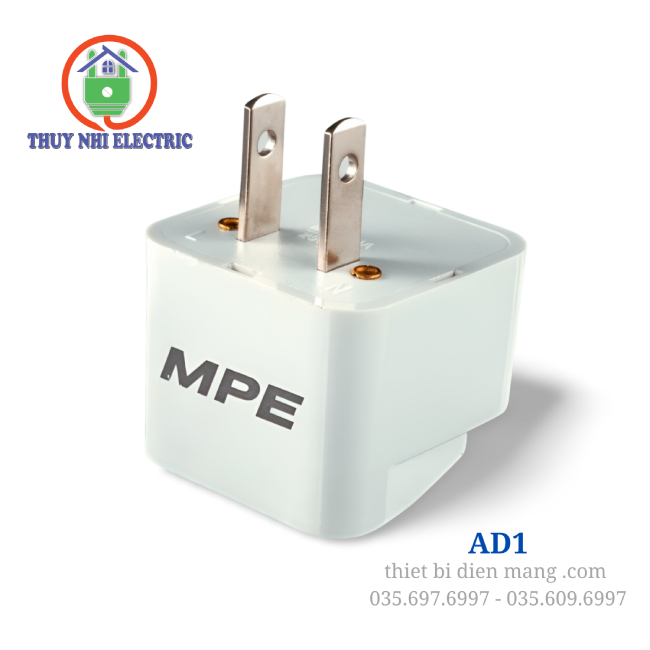 Ổ Cắm Du Lịch Đa Năng AD1 – Chuyển đổi 3 chân sang 2 chân