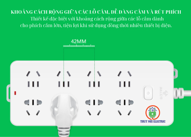 Ổ Cắm Goneo GN-216-3M – Tiện Lợi, An Toàn, Chất Lượng Cao