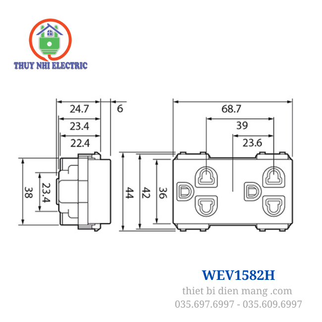 Ổ cắm Panasonic WEV1582H