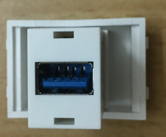 Ổ cắm USB 3.0 dữ liệu âm tường Sinoamigo P21-USB