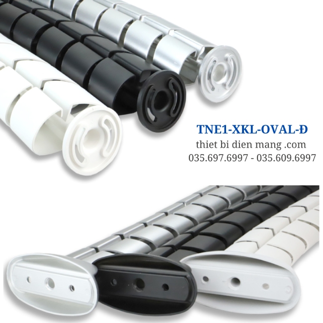 Ống Luồn Dạng Xương Khớp OVAL Màu Xám phi 60 dài 770mm