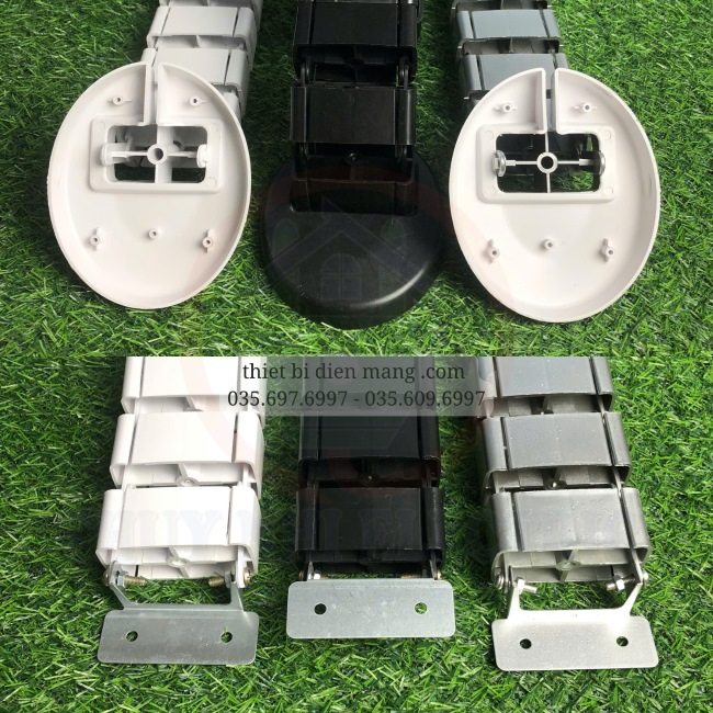 Ống Luồn Dây Điện Chân Bàn Dạng Khớp Hình Vuông Màu Đen TNE1-XKL-V-Đ