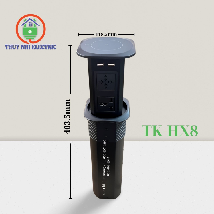 Hộp Ổ Cắm Âm Bàn Tenko TK-HX8