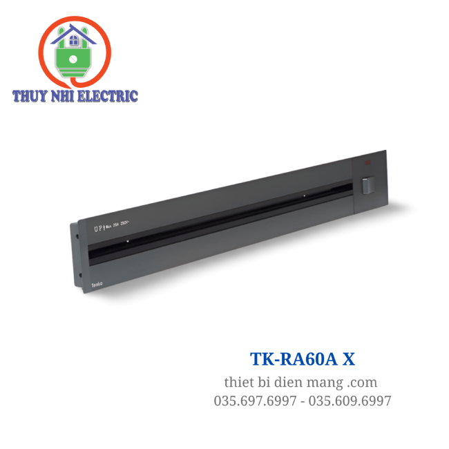 Thanh Ray Âm Tường 60cm Tenko TK-RA60A X – Màu Xám