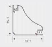 Đèn LED nhôm định hình góc PF-V-6969