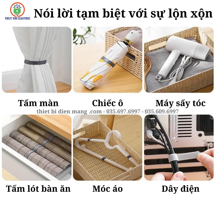 Băng dính gai là gì? Cấu tạo và ứng dụng trong quản lý dây cap