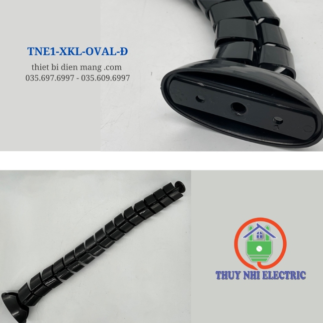 Ống Luồn Dạng Xương Khớp OVAL Màu Xám phi 60 dài 770mm