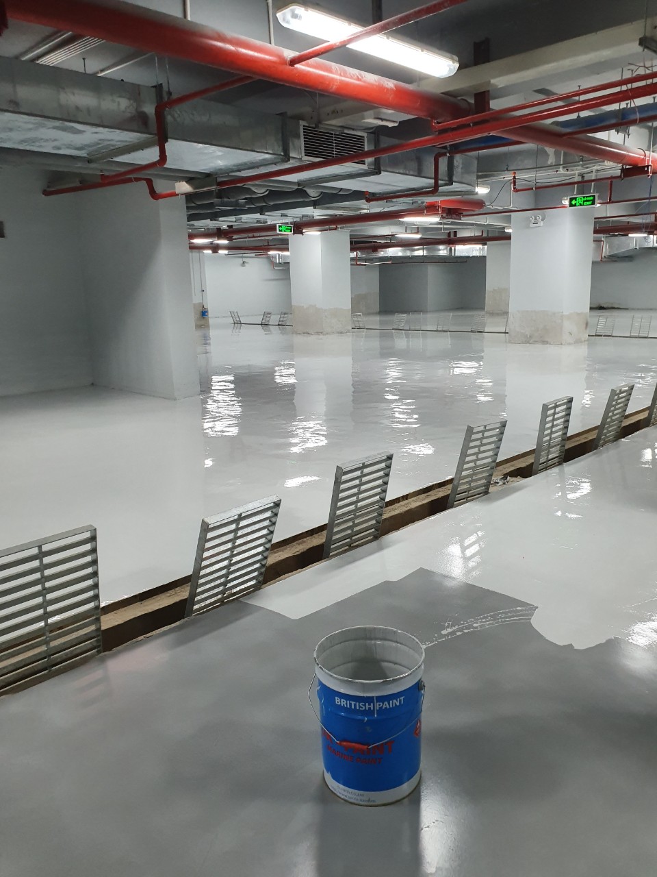 Thi công tầng hầm chung cư