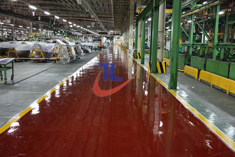 Sơn thi công nhà xưởng bằng phủ sơn Epoxy an toàn, hiệu quả