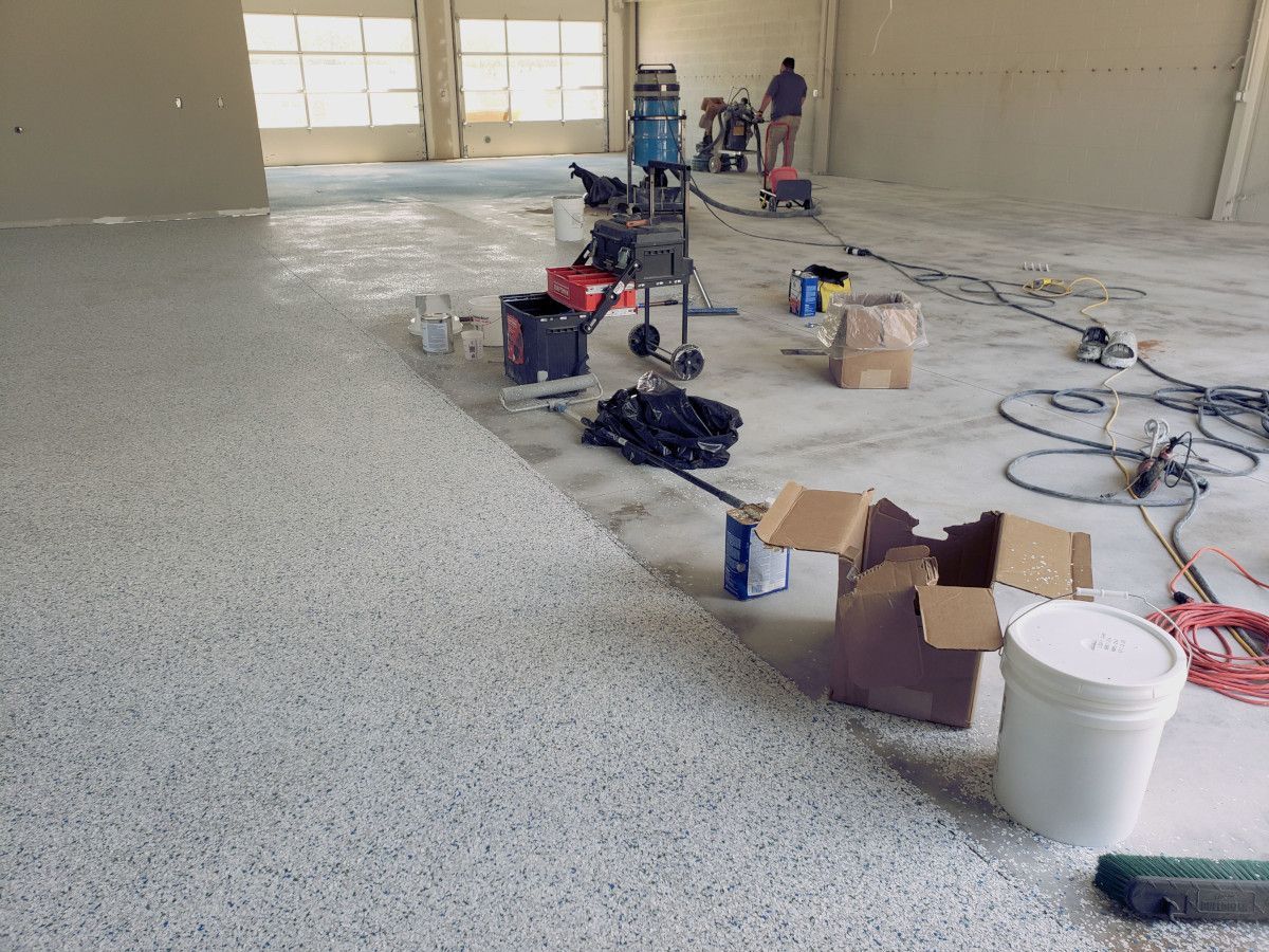 sơn sàn epoxy công nghiệp