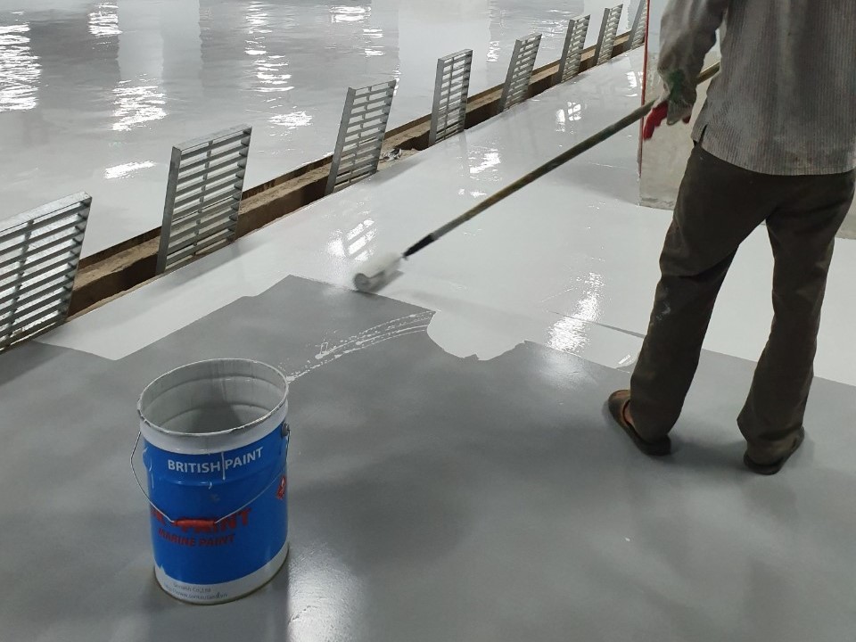 sơn epoxy hệ lăn