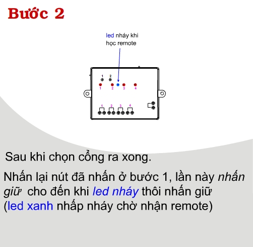 Mạch Điều Khiển 4 Thiết Bị Từ Xa 220VAC Sử Dụng RF315Mhz