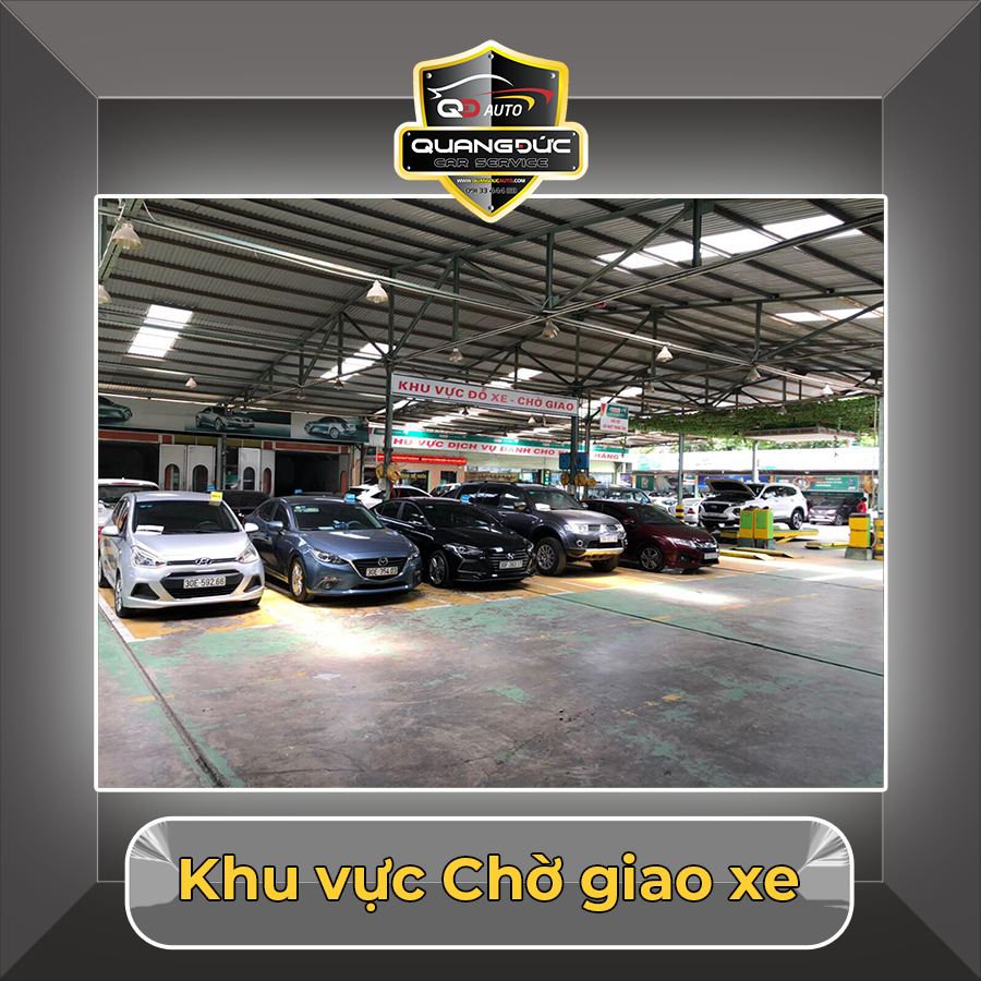 Các khu vực sửa chữa ô tô tại Quang Đức