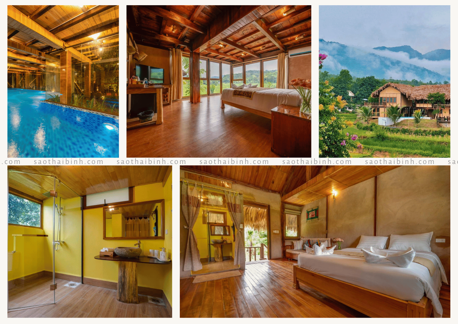 Khu du lịch nghỉ dưỡng Mai Châu Onsen Retreat - Hòa Bình