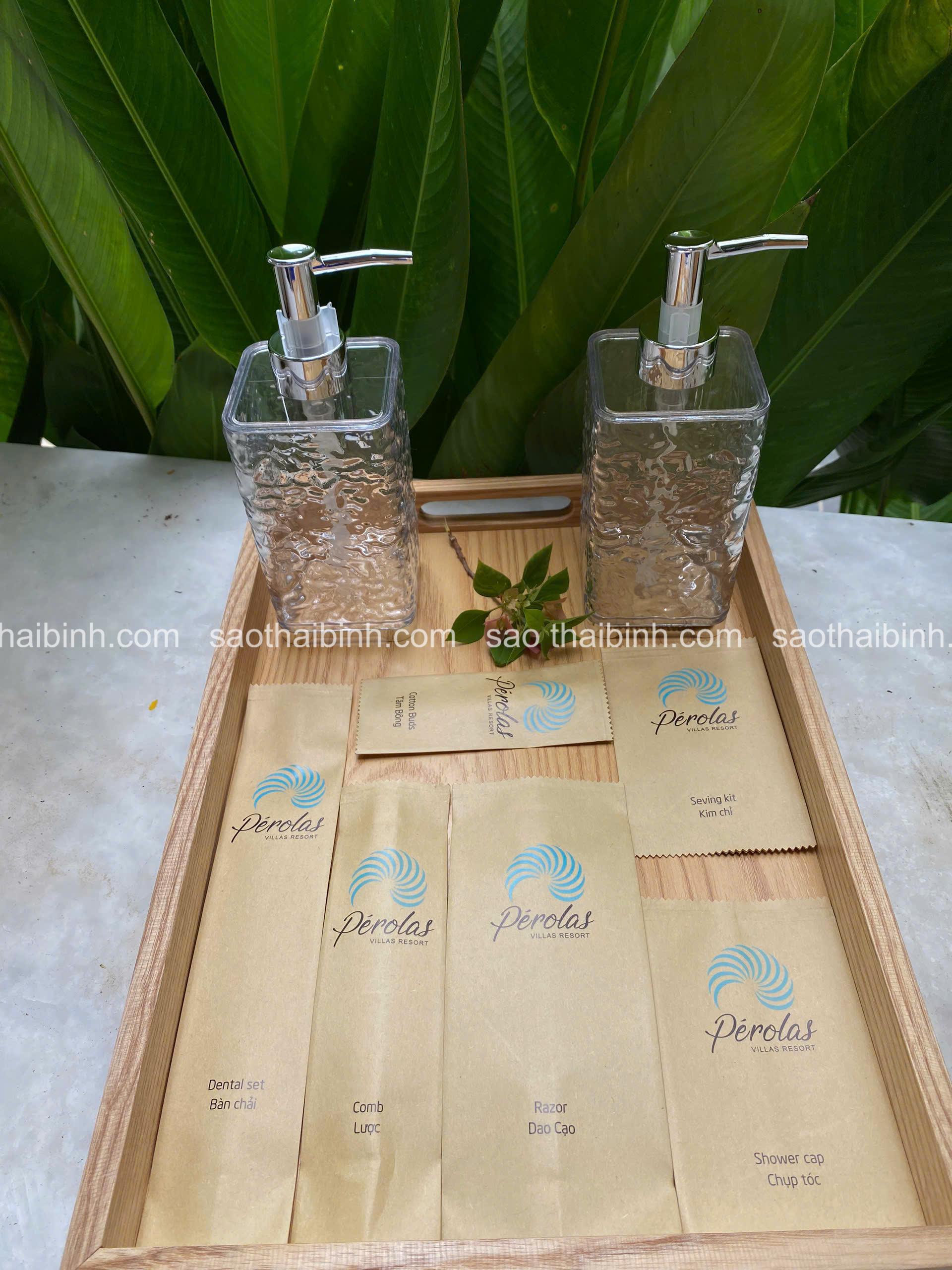 bộ amenities giấy kraft