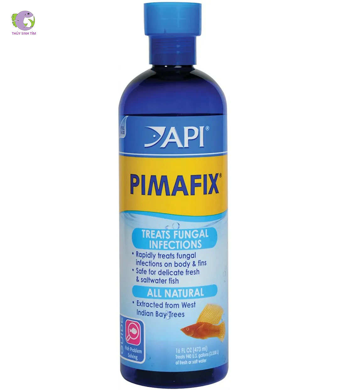 API Pimafix 473 ml – Chữa bệnh nấm cá, mốc cá tép, ký sinh trùng-1