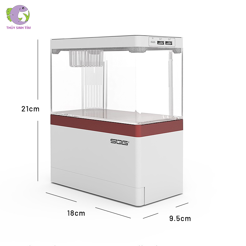 bể cá mini fish tank SQG - 2